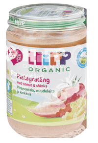 HiPP Makaronigratäng Tomat & Skinka 6md