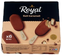 Royal Salt Karamell Mini 6 stk, 480 ml