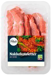Svin Nakkekotelett 4pk Folkets