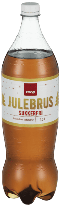 Coop Brun Julebrus uten Sukker 1,5l