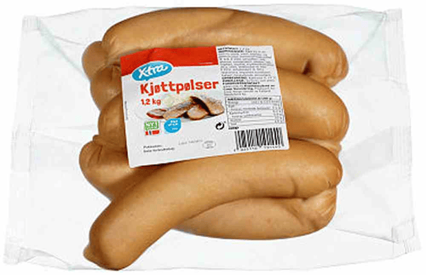 X-tra Røkt Kjøttpølse 1,2kg