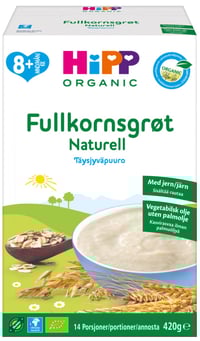 Fullkornsgrøt Økologisk 8mnd Hipp