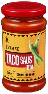 Tacosauce Hot 230g Rema 1000
