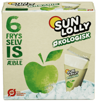 Sun Lolly Eple Økologisk 6pk
