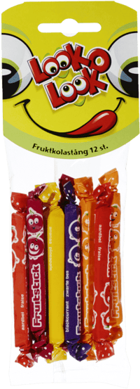 Look O Look Chewy Fruit Sticks 96g