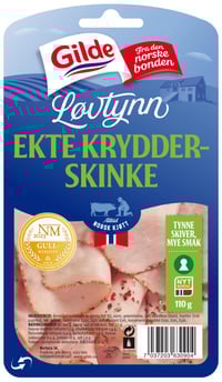 Krydderskinke Løvtynn 110g Gilde