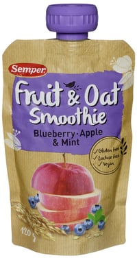 Smoothie Blåb/eple Glutenfri Semper