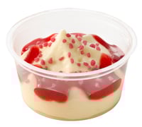 Sitronfromasj m/Bringebærsaus Toro