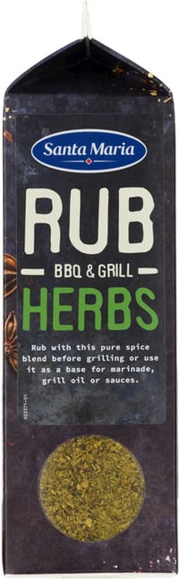 Bbq Rub Herbs 580g Santa Maria