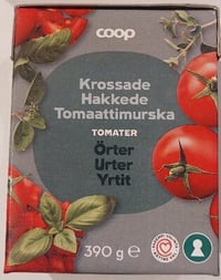 Hakkede Tomater