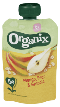 Organix Mango/Pear/Oats 6md