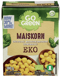 GoGreen Mais Økologisk 380g