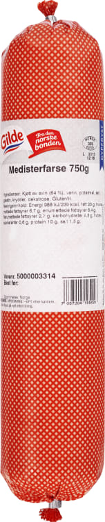 Medisterfarse Snabb Frys 750g Gilde