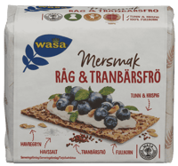 Wasa Mersmak Rug & Tranebær 245g