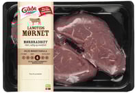 Storfe Mørbradbiff skivet Mørnet Ca350g Gilde