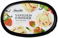 Vaniljeis Jordbær 0,7l Jacobs Utvalgte