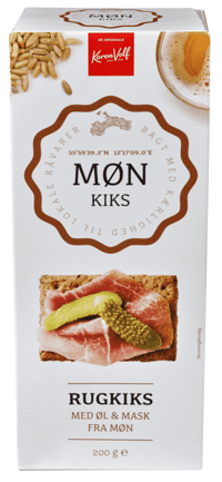 Karen Volf Møn Rugkjeks med Øl 200g
