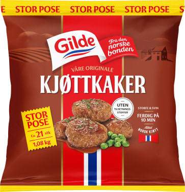Gilde Kjøttkaker 1,08kg 21stk