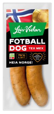 Fotball Dog Tex Mex 220g Leiv Vidar