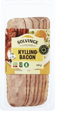 Solvinge Kyllingbacon 140g
