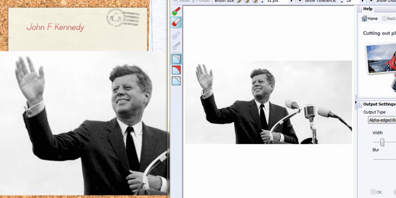 image cutout Easily remove background from your images and drop them on your poster on our poster design software!