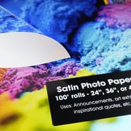 Satin Photo Paper for poster printers