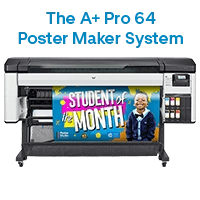 The A+ Pro 64″ Poster Maker System 