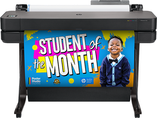Poster Printer Machines For Schools School Poster Maker With Student Of The Month Poster.