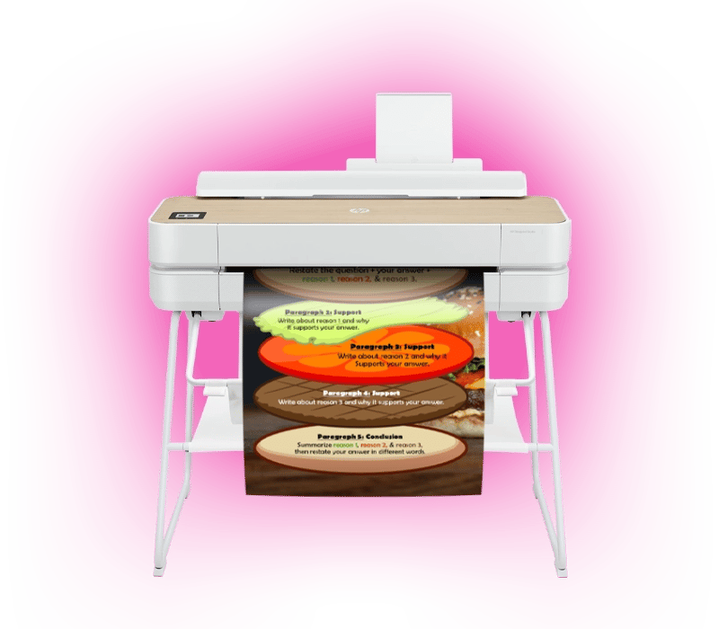 School poster printing solution for educational institutions