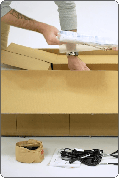 unboxing desktop poster making machine