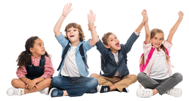kids excited about education poster template content printed on school poster printers