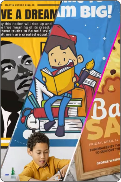 poster printing machine prints posters