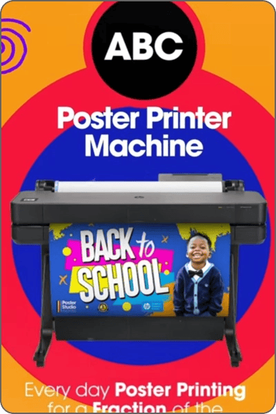 school poster making machines
