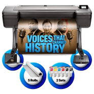 School poster printer 44" poster maker package