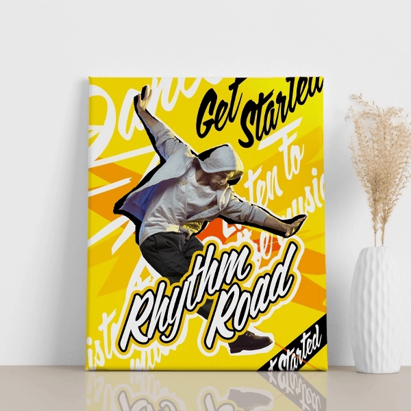 Flex Printer Cutter produces wall décor for a classroom