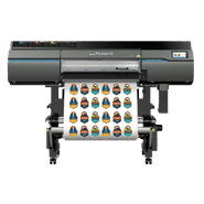 Flex 30 Pro Poster Printer Cutter in action