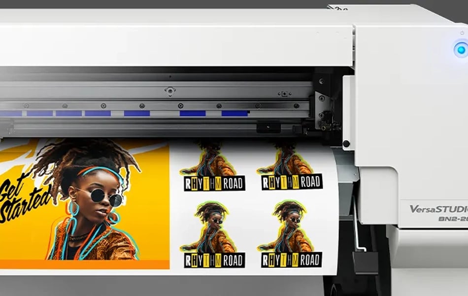Flex Series Poster Printer Cutter printing decals