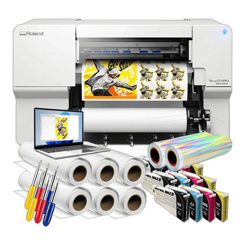 Flex Series Poster Printer Cutter Package for versatile printing and cutting of stickers and decals