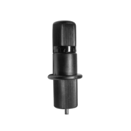 A replacement blade holder for vinyl cutters and printer/cutters, featuring a durable black design with an adjustable tip