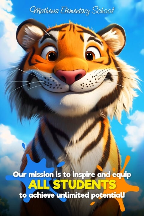 Motivational school poster printed on a reliable school poster maker for student encouragement