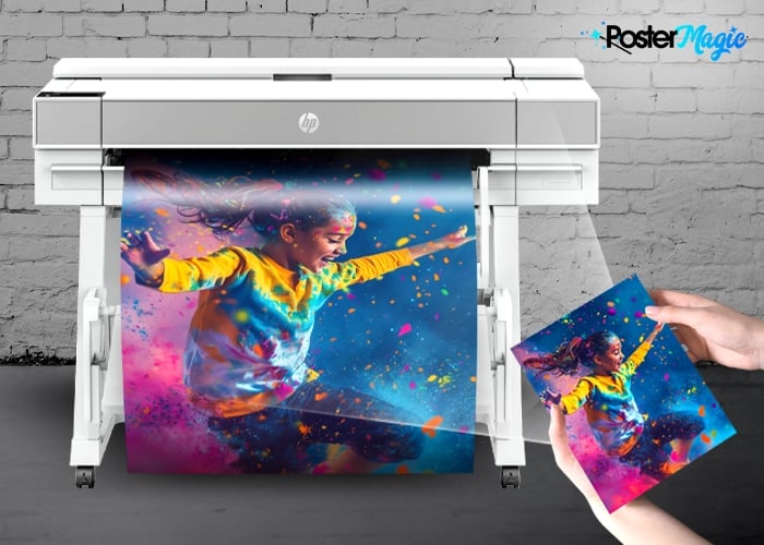 poster magic poster maker one button letter size to poster size printing
