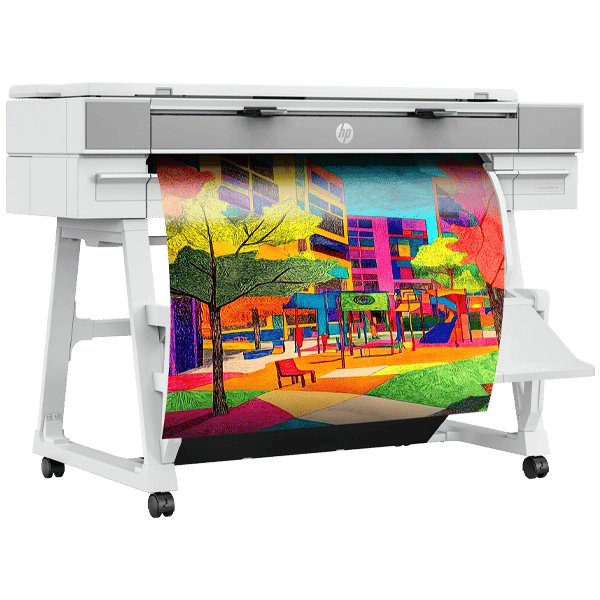 Poster magic poster maker creates 36" posters of student's artwork