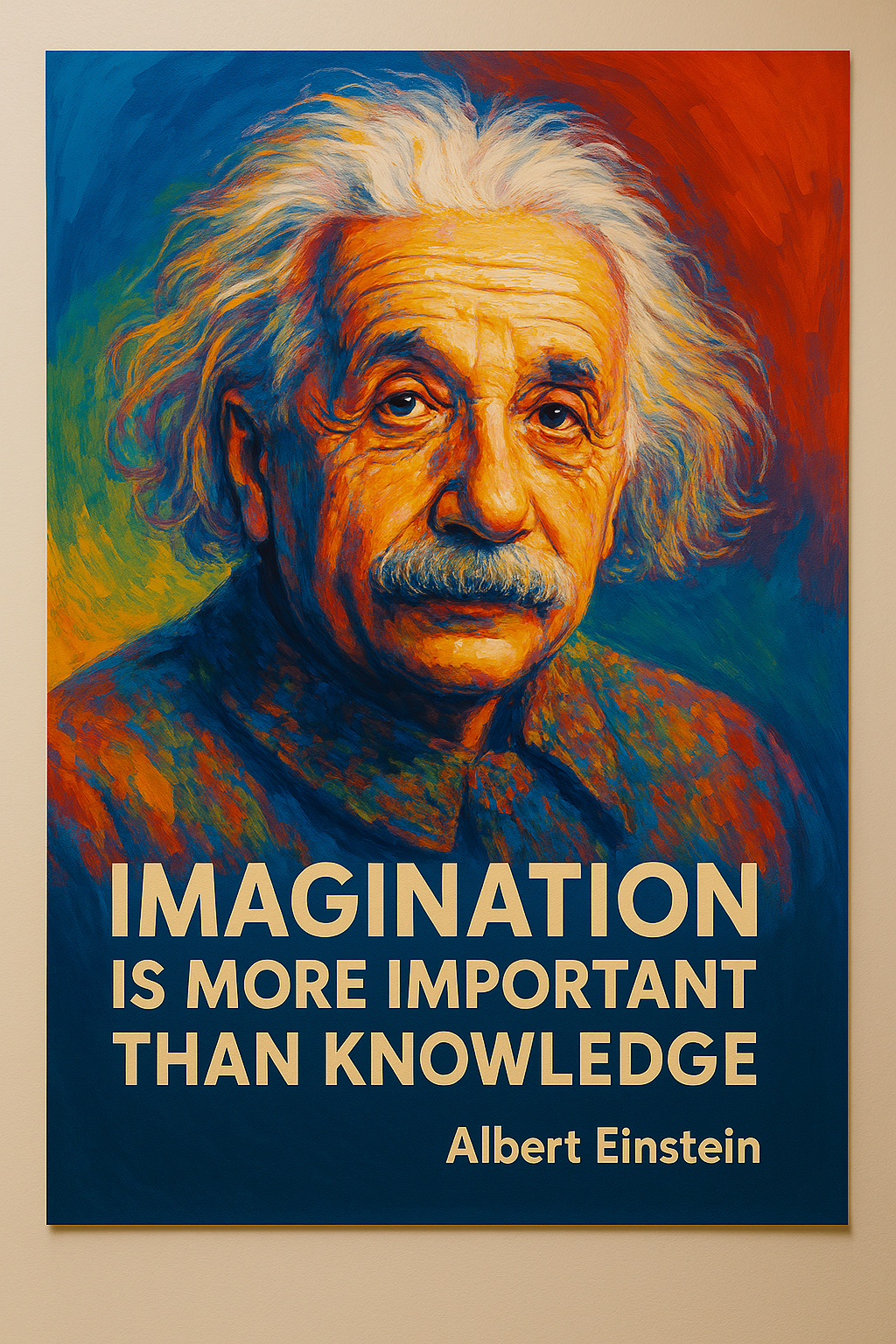 “Imagination is more important than knowledge.” – Albert Einstein "Imagination is more important than knowledge." - Albert Einstein