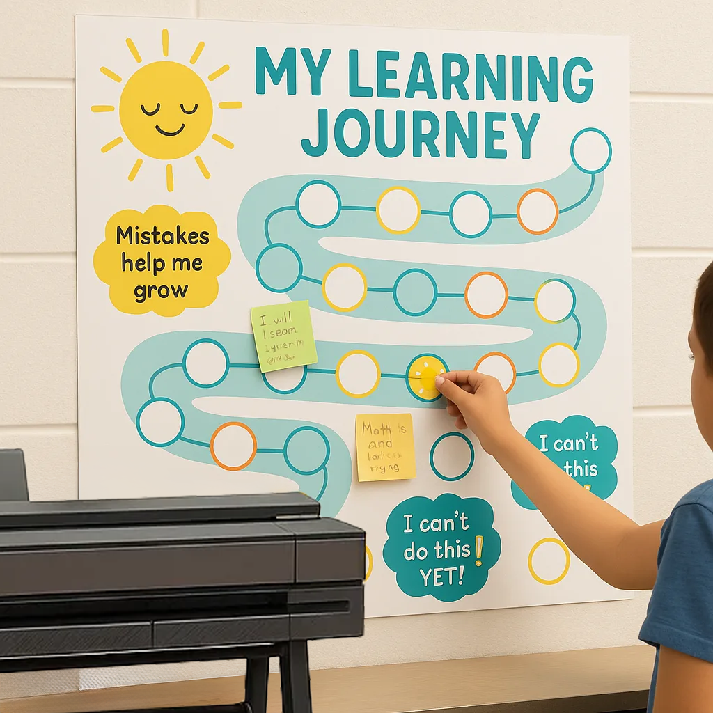 Close-up of an interactive