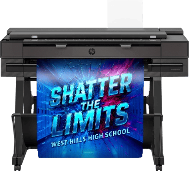 Studio Printer 2 Studio 36 Poster Maker Printing a Soccer Posters