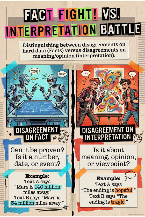 Template aligned to CCSS.ELA-Literacy.RI.8.9