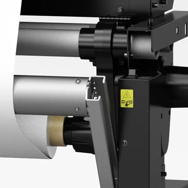 Close-up of the paper feed system on TeacherCraft Pro 30+