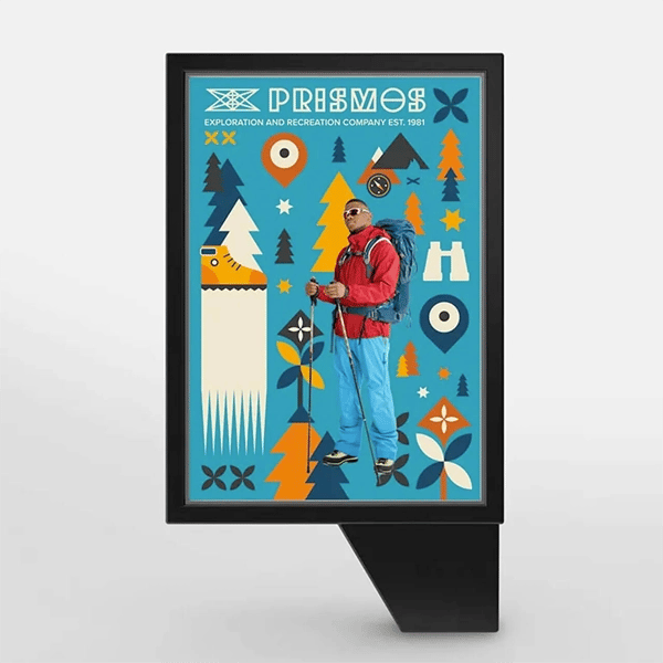 Outdoor advertising poster printed with TeacherCraft Pro 30+