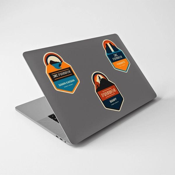 Custom die-cut stickers printed with TeacherCraft Pro 30+