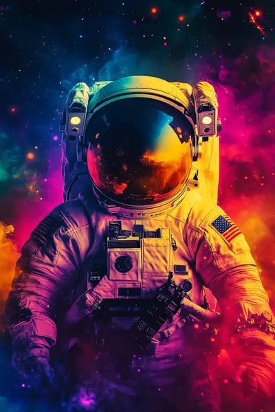 Astronaut Dynamic Poster